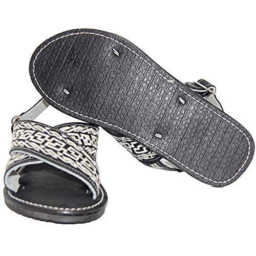 The Western Shops Men’s Leather Sandals Mens Mexican Huarache Sandal Bordado Huarache4