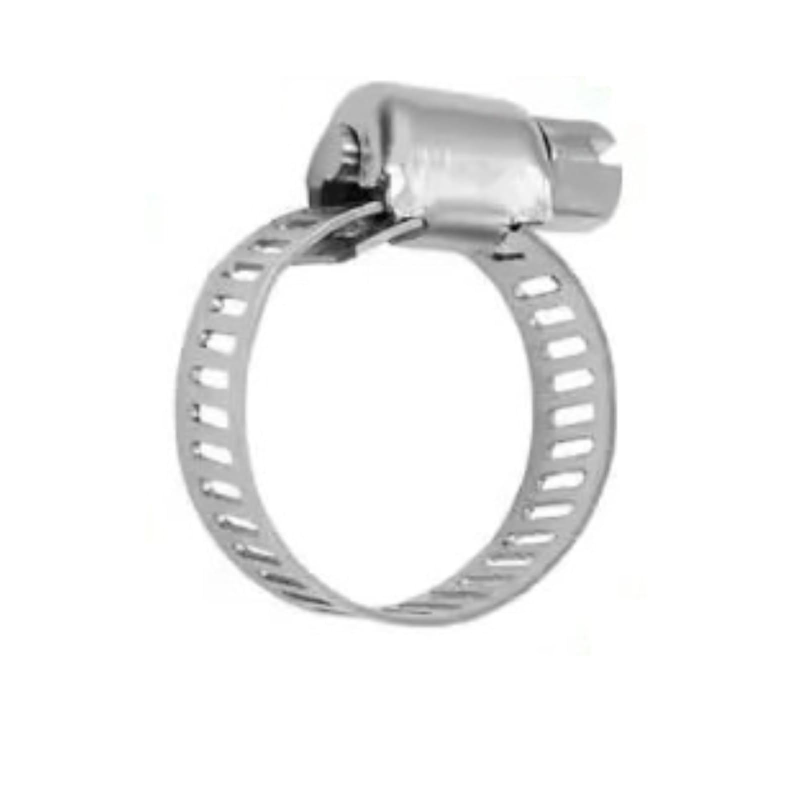 10PCS Adjustable Stainless Steel Hose Clamps - Durable Fuel Tube Pipe Clamps for Water, Fuel, and Silicone Hoses(46-70MM)