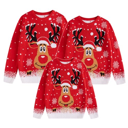 Winging Day Family Matching Ugly Pullover Sweater Outfits for Adults & Kids4