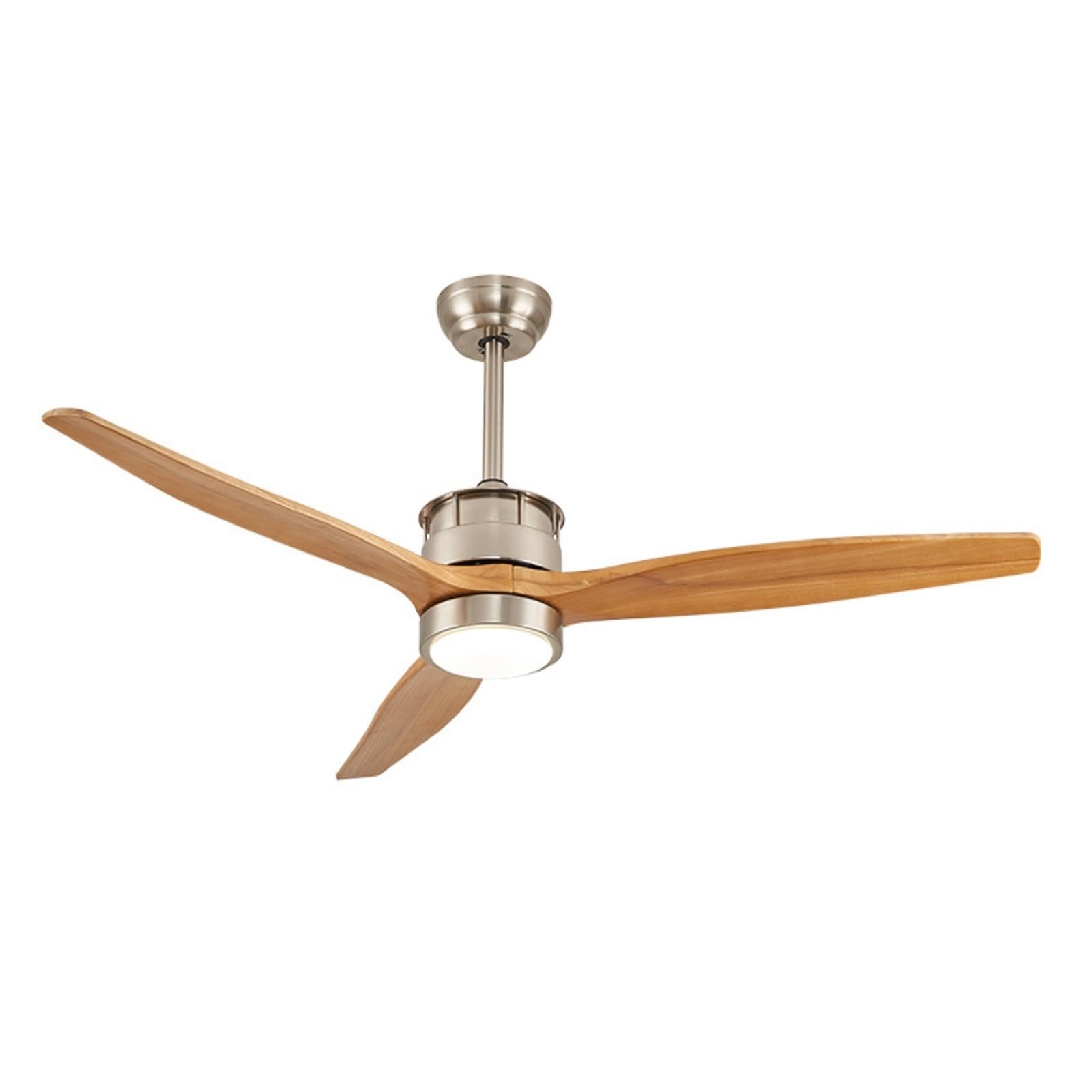 ERETYRET Ceiling Fan Light Simple Commercial Electric 52 Inch Solid Wood Restaurant American Style Quiet Cooling