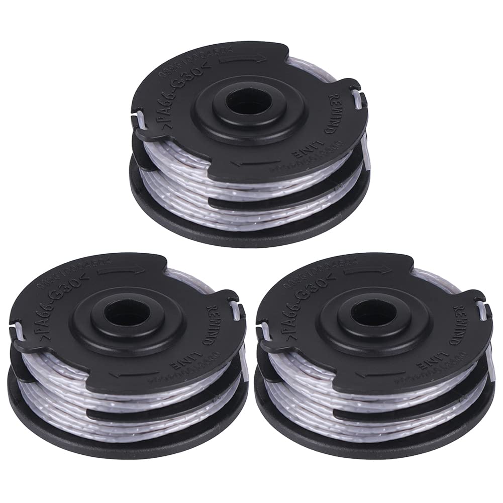 Donkivvy 3 Pcs Strimmer Spool & Line Replacement for Mountfield Freedom MT48Li Grass Trimmers