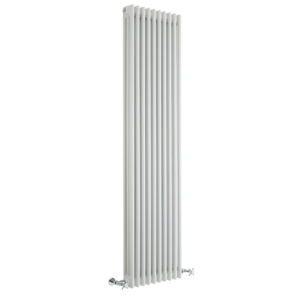 Milano White Windsor Cast Iron Style Vertical Triple Column Radiator - 1800Mm X 470Mm