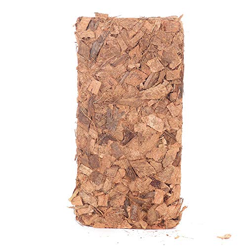 Tnfeeon Ladrillo de Fibra de Orgánico, Se Expande Fácilmente con Agua para Jardineros, Medio de Plantación Liviano Ideal para Jardinería en Contenedores de Verduras de Orquídeas, 17.6 Oz Natural