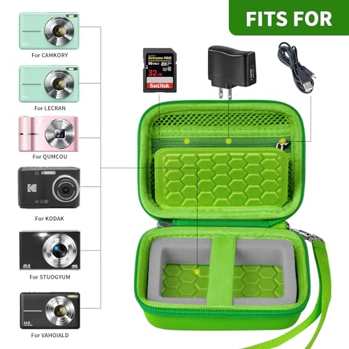 Funda Protectora para Cámara Digital Color Verde Pasto miniatura 2