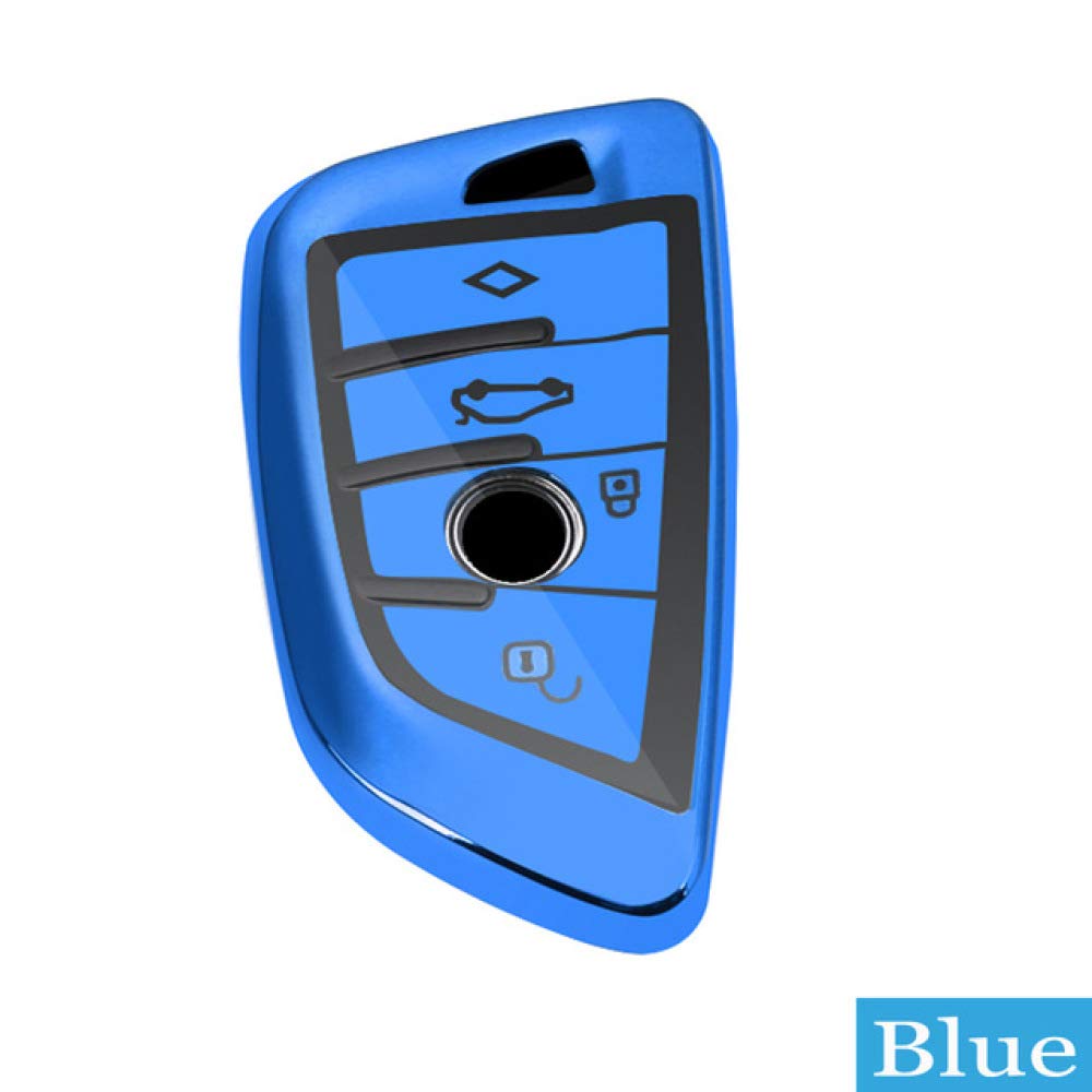 LQHYD For Car key Case Remote Key Cover Shell For BMW X1 F48 218i X4 X5 X6 F15 F16 G30 G38 1 2 5 7Series TPU Soft Smart Key Set Wallet Bag