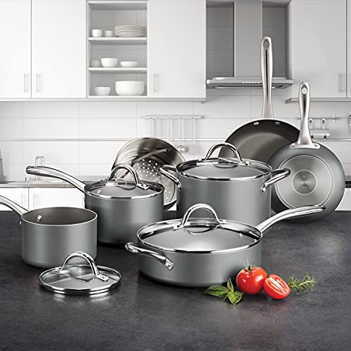 Tramontina Cookware Set Nonstick 11-Piece Silver, 80143/030Ds #TOP1