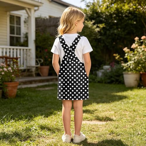Vestido peto sin mangas estampado y ajustable con un gran bolsillo frontal 5