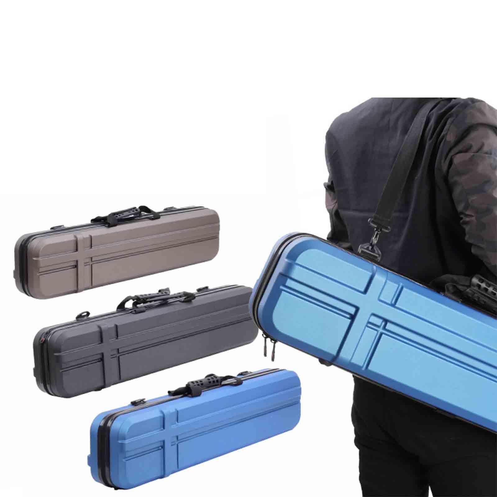 Borsa Porta Canna da Pesca, Custodia Rigida Portatile Impermeabile E Multiuso con Tracolla Regolabile.