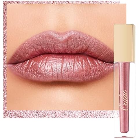 Oulac Pink Lip Gloss with Waterproof Formula Cover