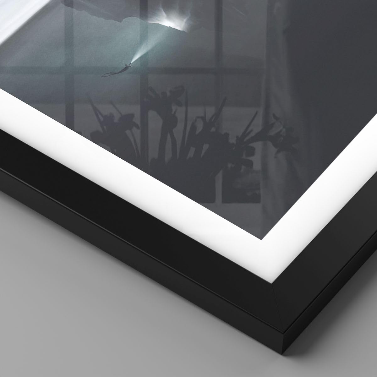 ARTTOR Poster da Parete 70x50 cm Cornice Nera Paesaggi Marino - 5951 - P2B