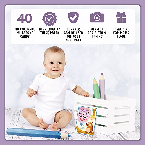 THE TWIDDLERS 40 Baby Milestone Prime Carte Evento...