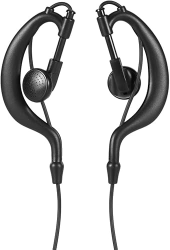 Miniatura 6 de Auricular de radio bidireccional, 2 unidades de 400-470 MHz Mini Walkie Talkie transceptor de radio de 2 vías y auricular con alimentación USB, para