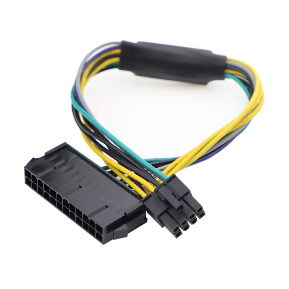Image secondaire de iHaospace Câble adaptateur d'alimentation ATX 24 broches vers 8 broches pour Dell Optiplex 3020 7020 9020