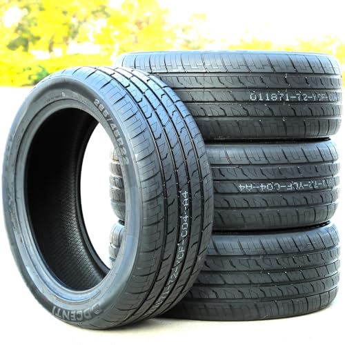 Set of 4 (FOUR) Dcenti D8000 All-Season Truck/SUV Performance Radial Tires-285/45R22 285/45/22 285/45-22 114V Load Range XL 4-Ply BSW Black Side Wall UTQG 320AA