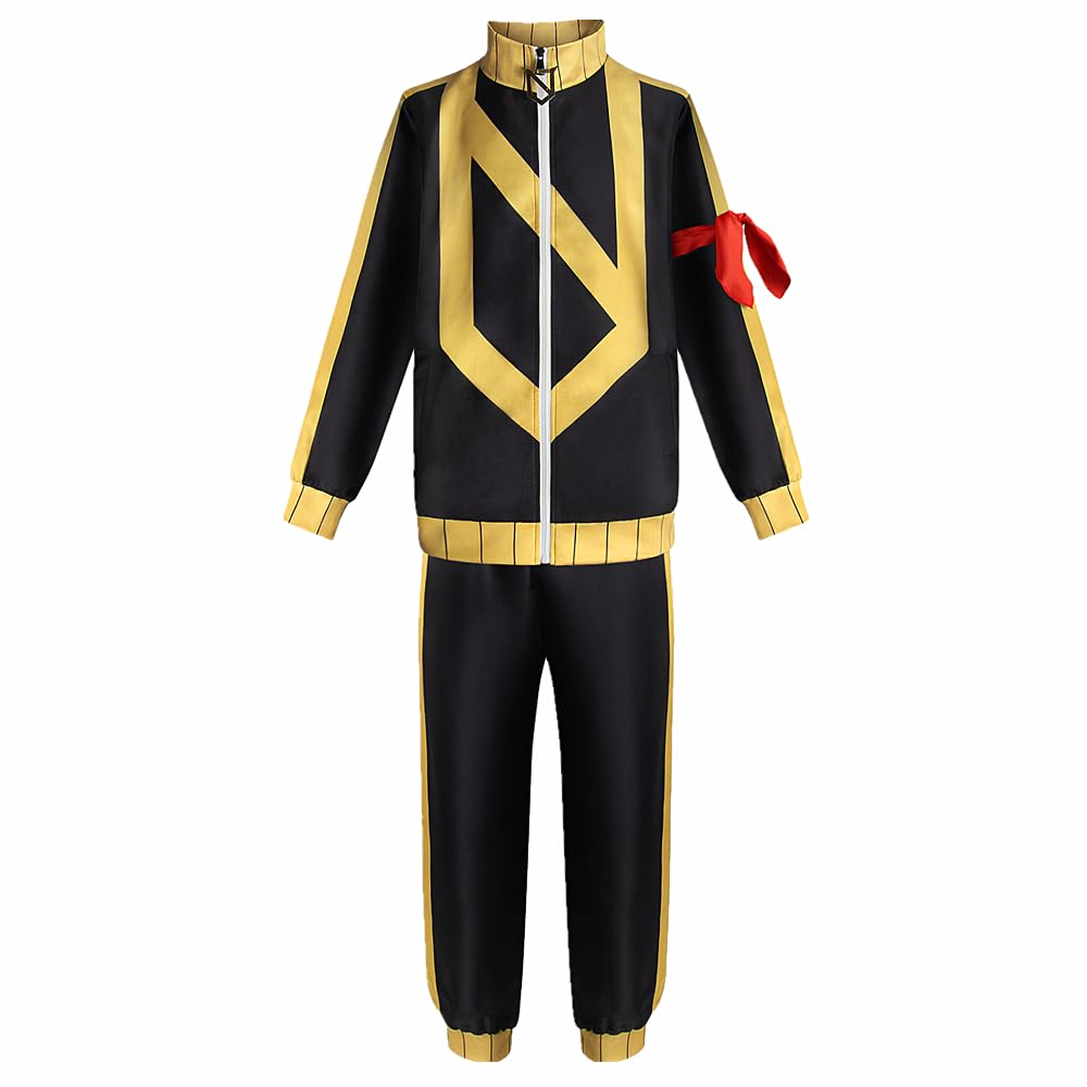 Charous Anime Manga Undead Unluck Cosplay Union Tope Kostüm, Unisex-Uniform-Set für Festivals, Aufführungen, Cosplay-Geschenk