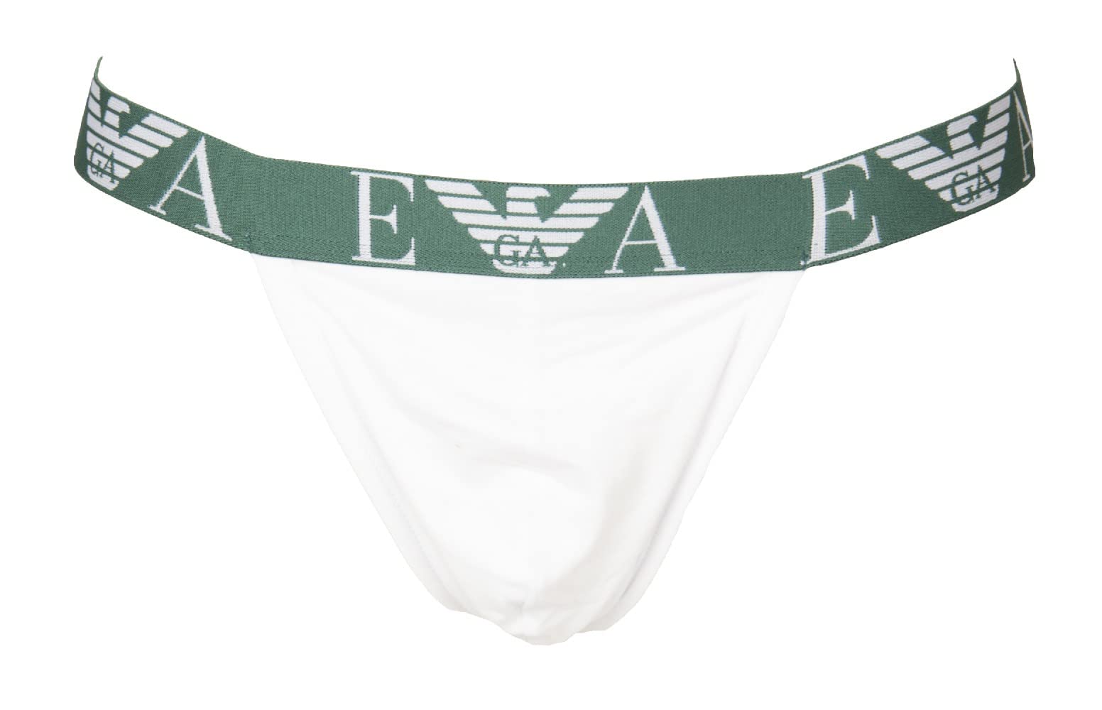 Emporio Armani Jockstrap - Suspensorio - Pack de 2 calzoncillos para hombre, elástico, a la vista, artículo 111932, 3R715, Jockstrap