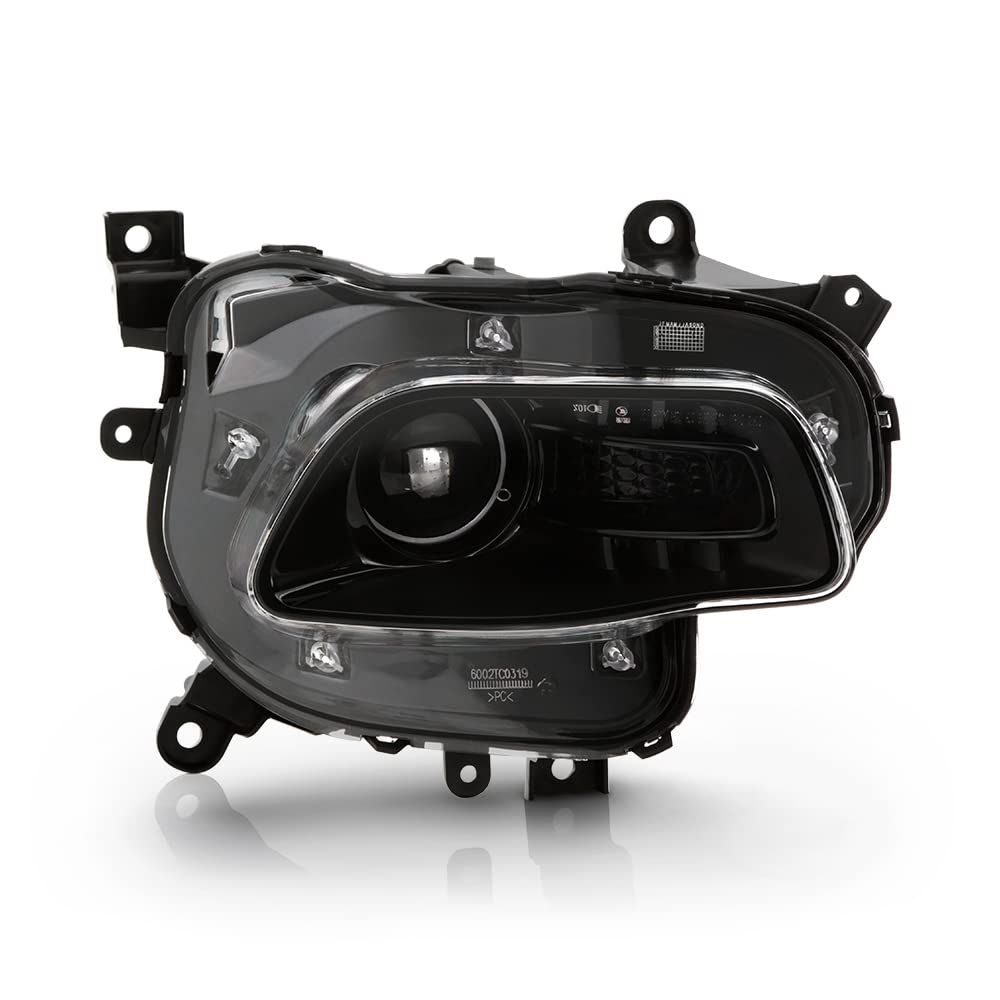 Photo 1 of ACANII - For [Halogen Model Only] 2014-2018 Jeep Cherokee Projector Headlight Headlamp Replacement Right Passenger Side