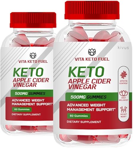 Miniatura 1 de Vita Keto Fuel Gummies - Vita Keto Fuel Keto Gomitas de vinagre de sidra de manzana (paquete de 2, 120 gomitas)