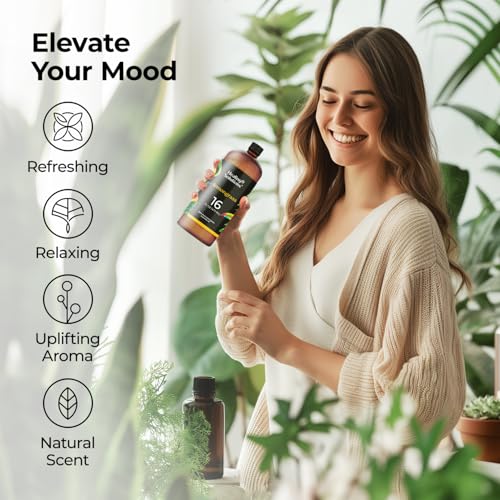 Aceite esencial de hierba limón Healing Solutions 16 oz miniatura 5