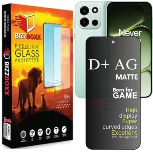 Image of D+ AG Matte Tempered Glass Screen Guard Protector For Oneplus Nord 6 Temper Glass Anti Fingerprint Gaming Special With Camera Cut (For One plus Nord 6-6.78 Inch)- Pack of 1