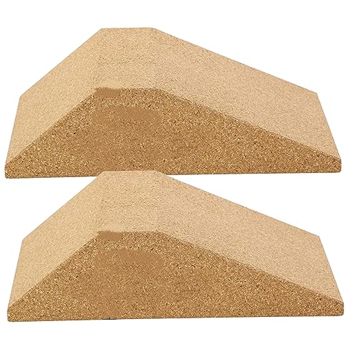 Lioobo bloque para sentadillas de corcho para entrenamiento de piernas miniatura 1