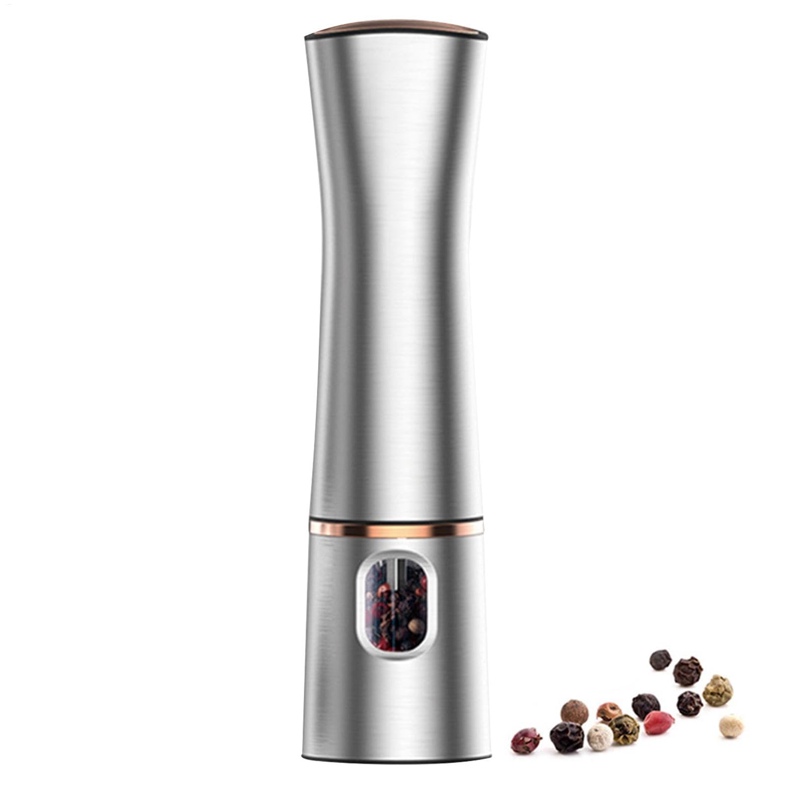 Moulin à sel électrique rechargeable avec rugosité réglable à piles