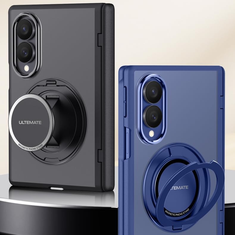 Custodia magnetica compatibile con Samsung Galaxy Z Fold 8 (nero, schermo HD)