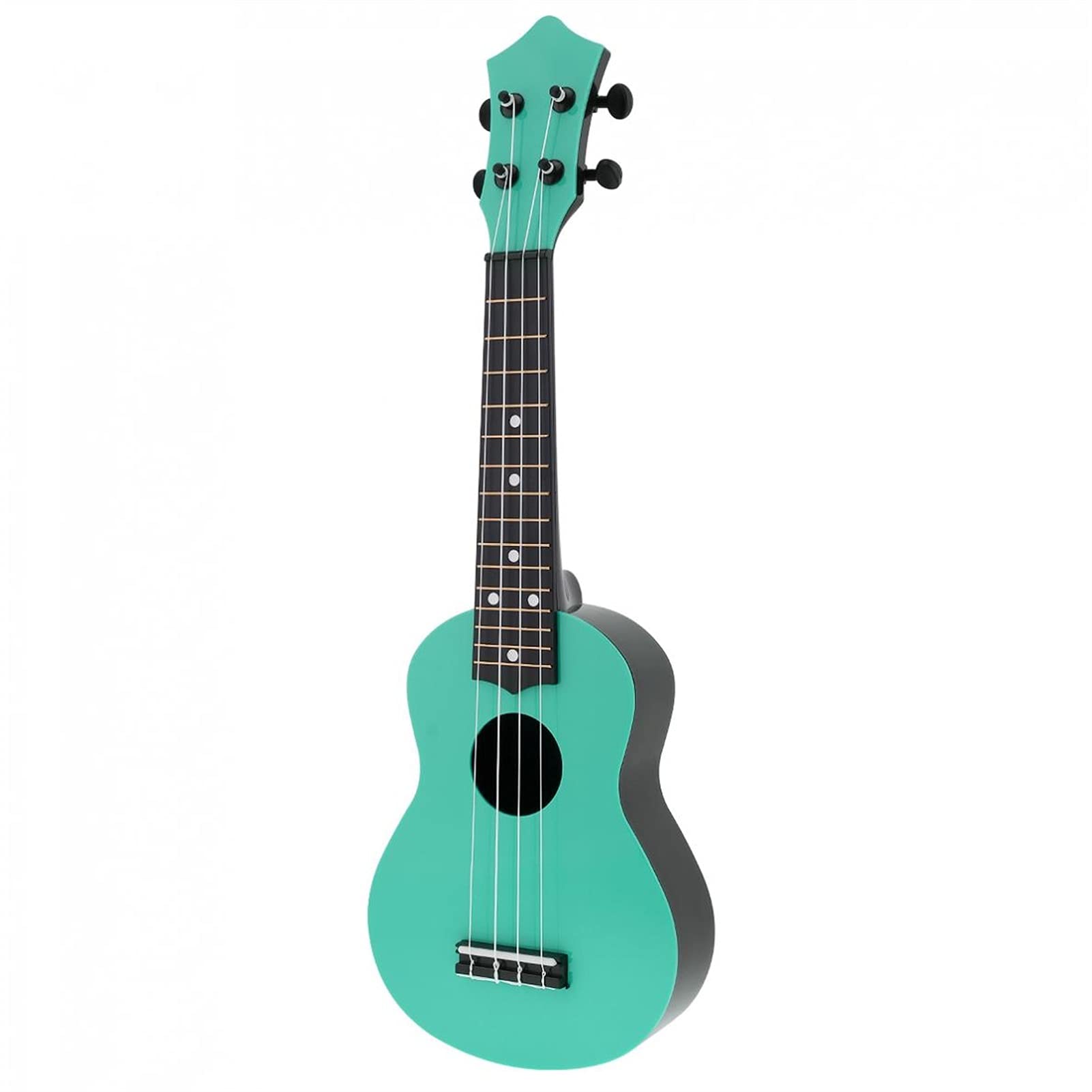 Ukulele koncertowe Początkujący Ukulele 21- calowy Sopran Ukulele ABS Plastikowe 4 Struny Hawaiian Gitar Instruments Musical Instruments Ukulele Sopran Gitara Z Tunerem Torby (Color : Beige)