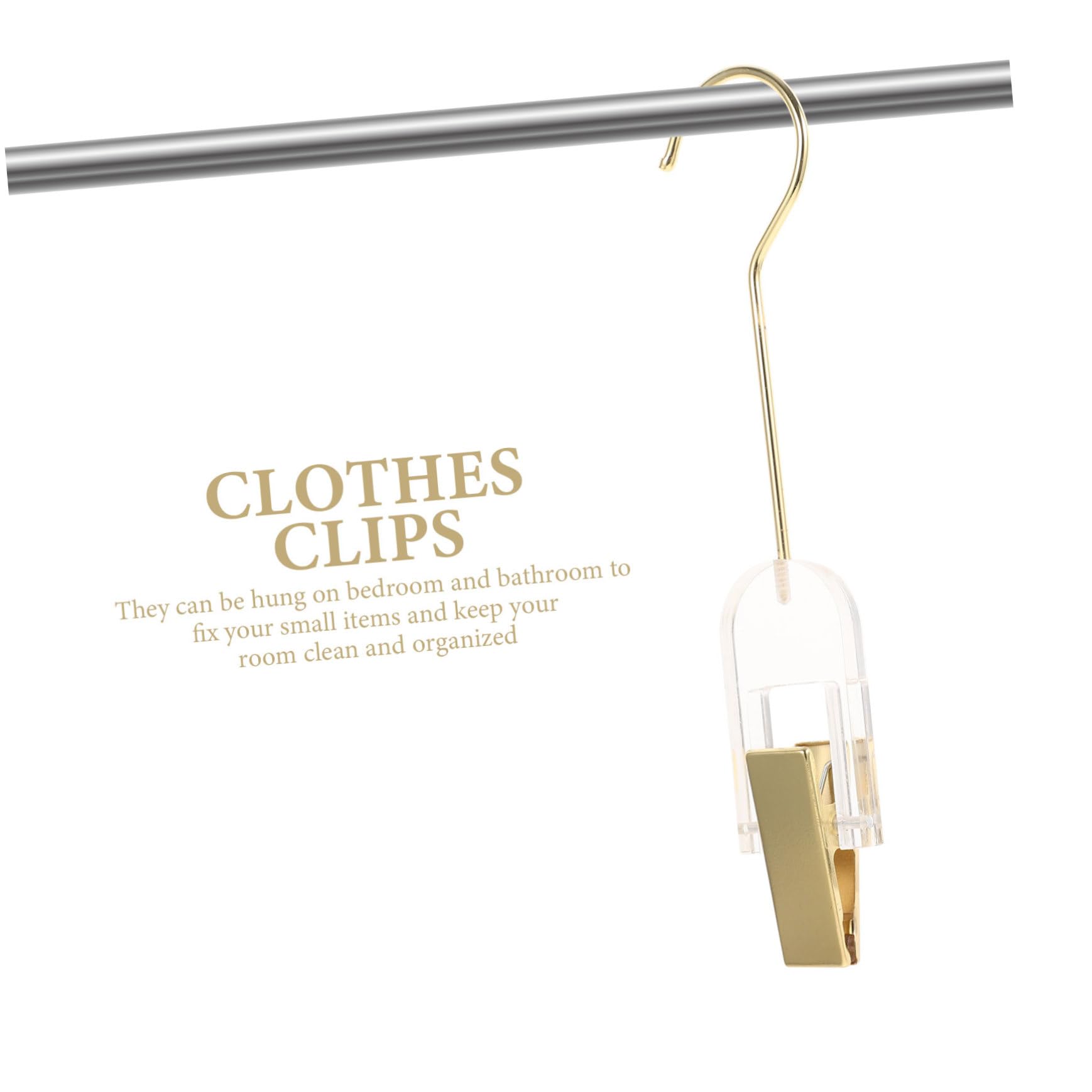 Levemolo 4 Pcs Coatpin Adjustable Pants Clip Garment Hanging Hook Multi Purpose Hanger Laundry Hanging Hooks Wall Hangers for Clothes Adjustable Hitch Multi-Function Pants Hanger Metal