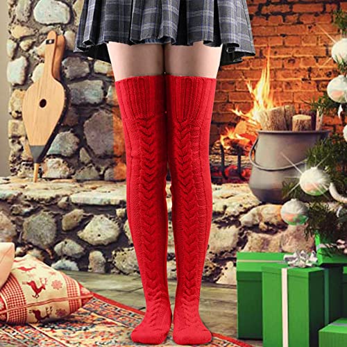 Glow In The Dark Fishnets Stockings Knit Leg Stocking Thigh Long Warmers Knee Cable Women Boot Socks Garter And Hose #TOP1