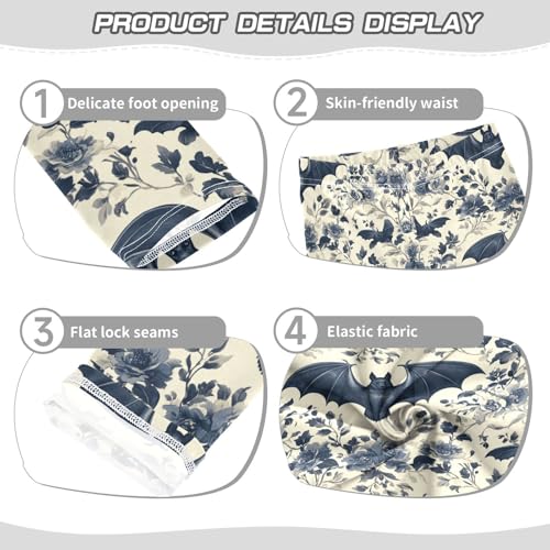 Boccsty Elegant Bat Girls Leggings Kids Yoga Pants Dance Active Tights 4T3