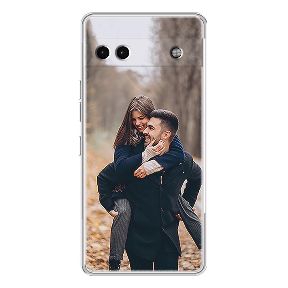 METOO Customized Photo Printed Mobile Phone case Back Cover for Google Pixel 6A | GX7AS Personalized Photo Print Soft Cover | Customize Photo Printed Mobile Back cover | Print-1