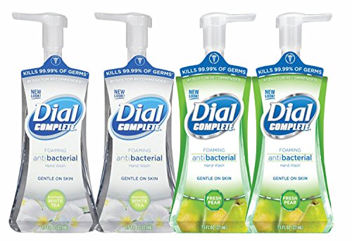 Dial Complete Foaming Anti-bacterial Hand Wash Variety 4-Pack - 7.5 Oz Each