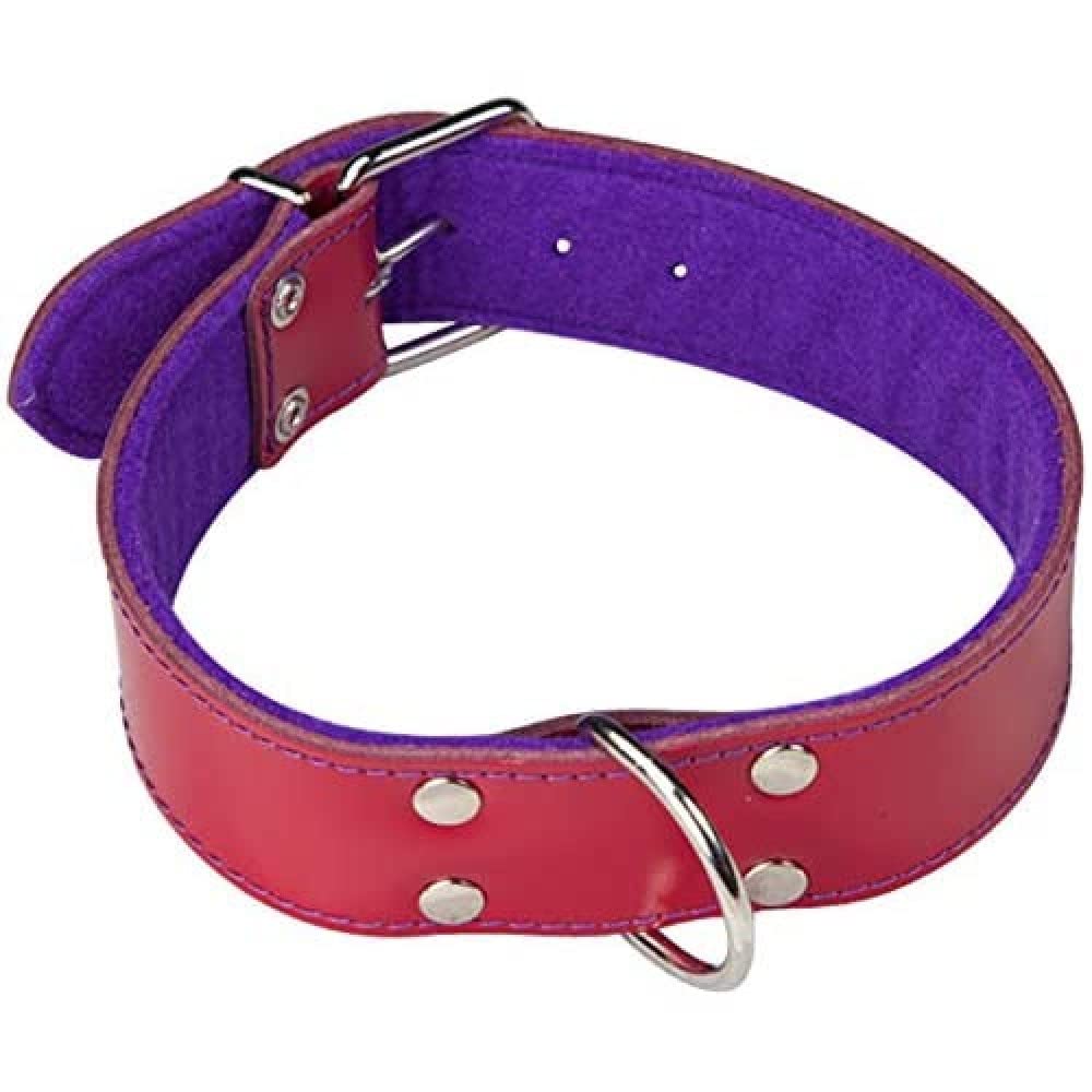 arppe 2156016593 Superfelt, Garnet and Purple Leather Necklace