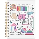 AQYIP Occupational Therapy Spiral Notebook, OT Gifts for Women Journaling Notebooks, Gifts for Occupational Therapists Journal, Therapeutic Gifts Notebooks for Note Taking, 5.5x8.3 Inch