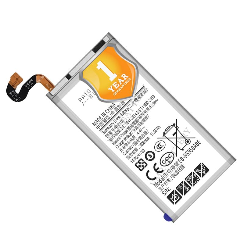 Image of Original EB-BG950ABE Battery Compatible for Samsung Galaxy S8 (SM-G9500, SM-G950F, SM-G950FD) - (3000mAh) - 1 Year Warranty K7