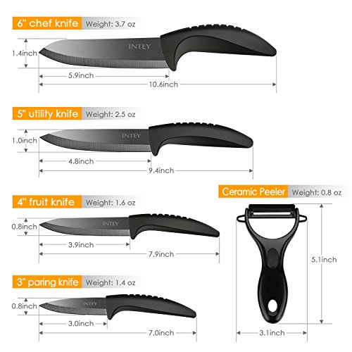 Intey Keramikmesser Set 4-teilig - 6