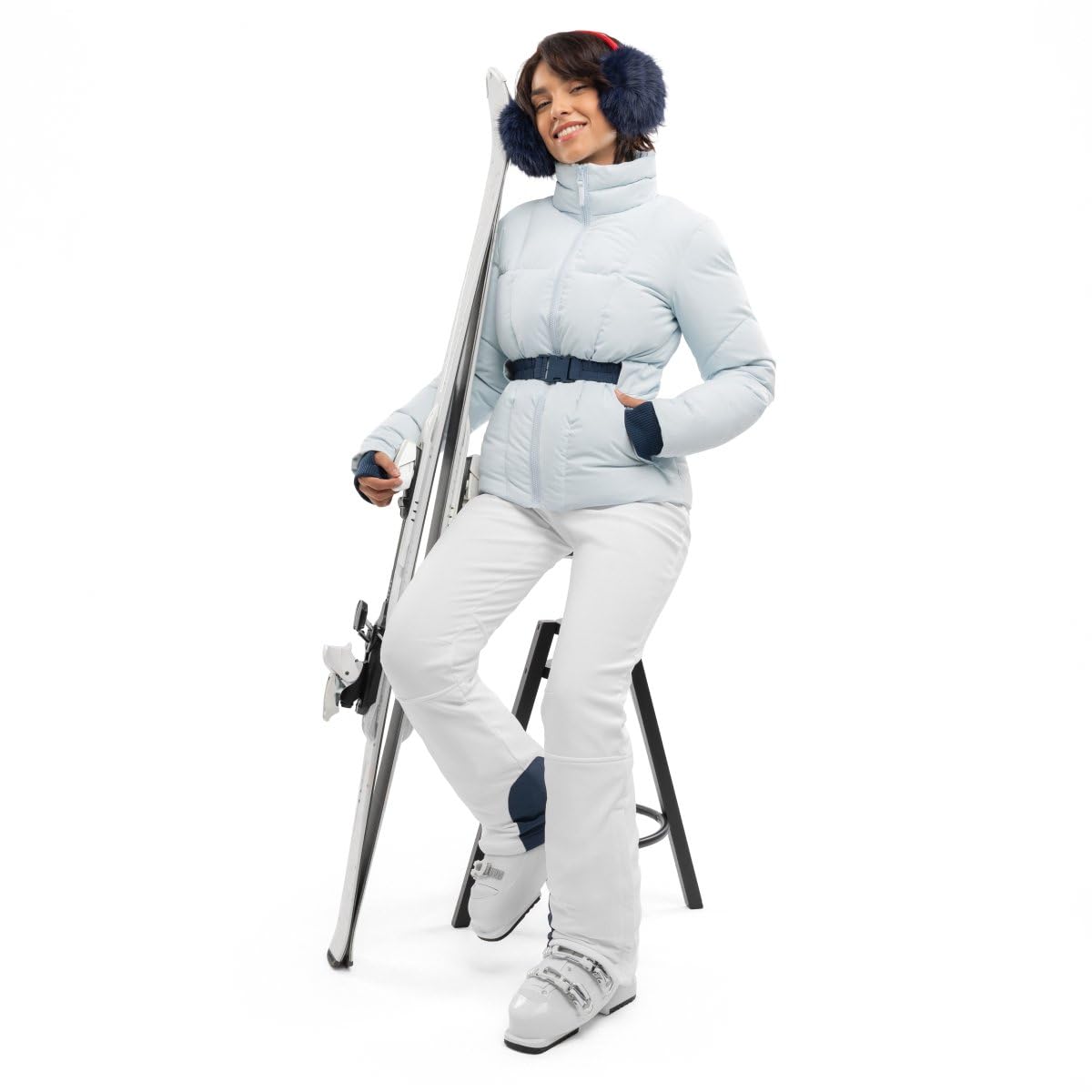 SIROKO Pantalón esquí Retro Zeitlos-W White Blanco