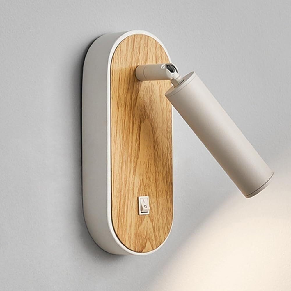 Lámpara de pared de estilo rústico de mediados de siglo minimalista