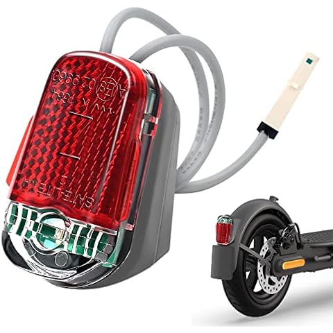 MaxEarn LED Rückleucht, IPX4 Wasserdicht Rot-weiß Blinkende Kotflügel Rücklichter Cover