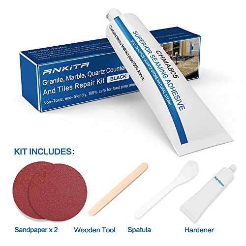 image for Ankita Granite, Marble and Quartz Countertops chip Repair Kit - Fix Ni