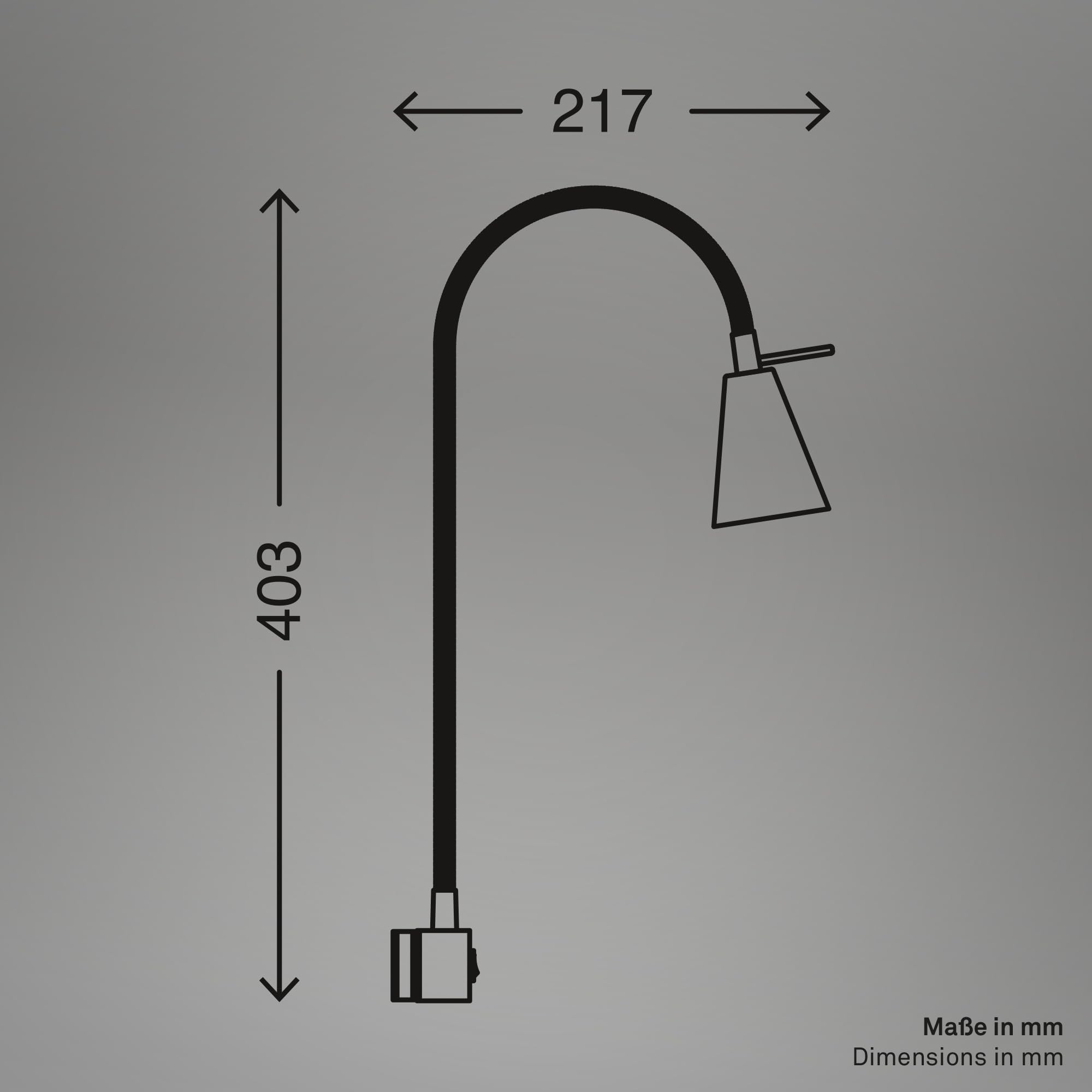 BRILONER - Set di 2 lampade da lettura LED con interruttore, orientabili, diverse posizioni di montaggio, applique da interno, lampada da parete, da letto, da comodino, 40,3 cm, nichel opaco