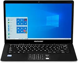 Notebook Multilaser Legacy Book, com Windows 10 Home, Intel Celeron 4GB 64GB, Tela 14,1' Preto Tecla Netflix – PC250