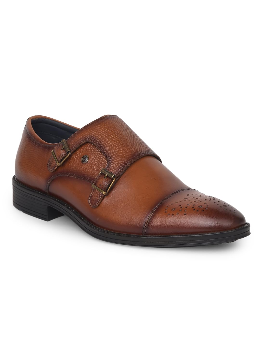 bata Men's Formal Monk Shoes - Tan-picture-33