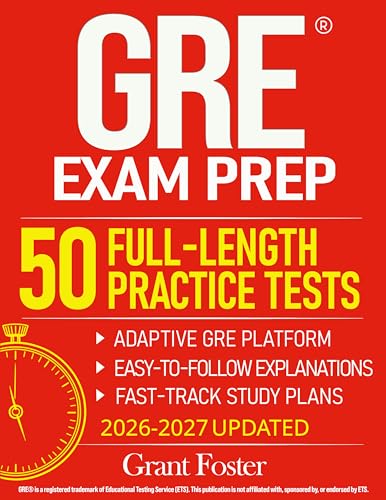 Gre Exam Prep: A Results-First Study Guide to Ace the New GRE & Get Your Best Score | Includes Access to Adaptive Learning Platform for Real Exam Conditions. 5,000+ Questions & 50 Full-Length Tests