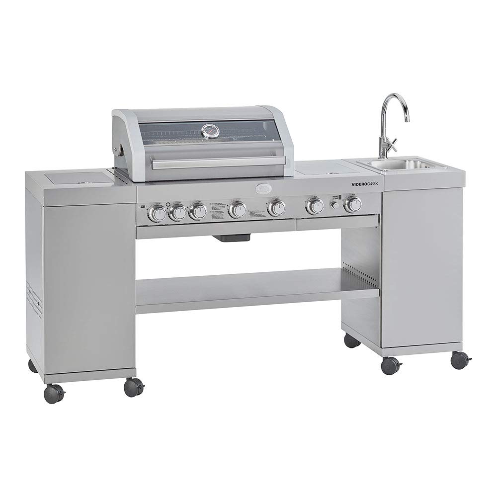 Rösle Gasgrill, BBQ-Kitchen VIDERO G4-SK