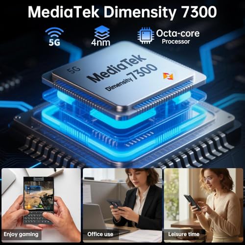 Image of Unihertz Titan 2 5G QWERTY Keyboard Android -12Gb + 512Gb - Dual Screen 4.5 inch HD+ + 2.0 inch Rear Display - 50MP Camera - 5050mAh Battery with 33W Fast Charging