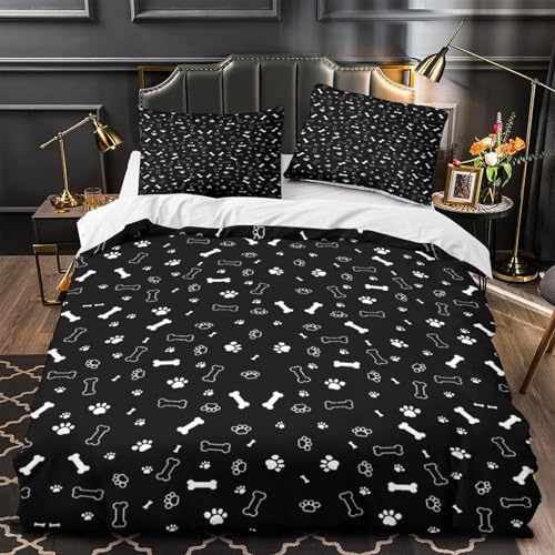 Parure de lit Doberman 3D en microfibre douce et résistante - 2