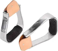 Estribos de equitação, sela de cavalo ocidental galocha de alumínio leve antiderrapante estribos de equitação, para sela equestre