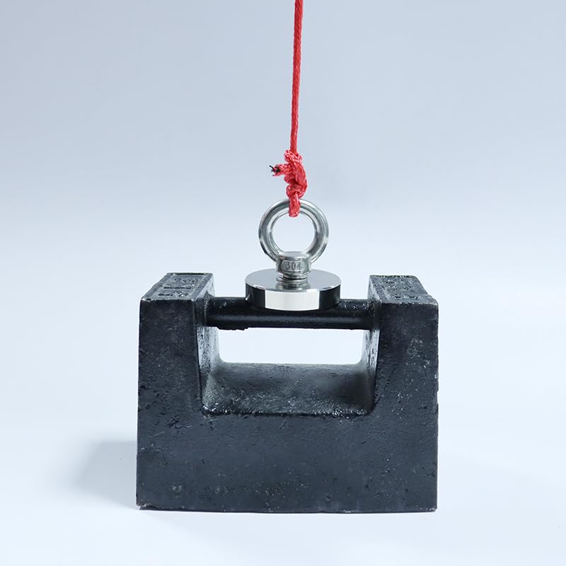 Miniatura 5 de Ganchos magnéticos, ganchos magnéticos de neodimio de tierras raras resistentes de 500 libras con perno avellanado para el hogar, cocina, lugar de